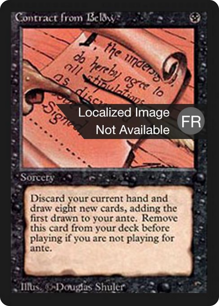 Contract from Below (FBB-097) [Foreign Black Border]