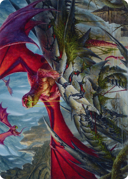Hoarding Broodlord // Hoarding Broodlord (AMOM-023) (Borderless) [March of the Machine Art Series] Foil