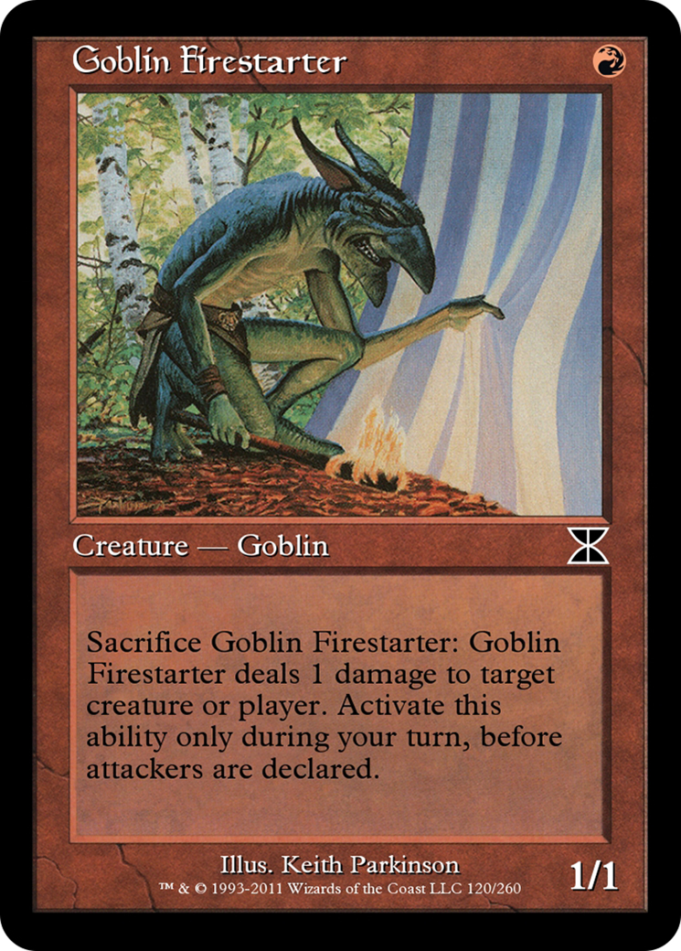Goblin Firestarter (ME4-120) [Masters Edition IV]