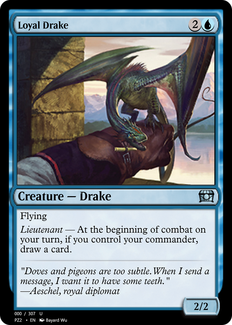 Loyal Drake (PZ2-70757) [Treasure Chest] Foil