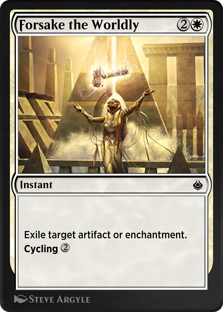 Forsake the Worldly (AKR-018) [Amonkhet Remastered]