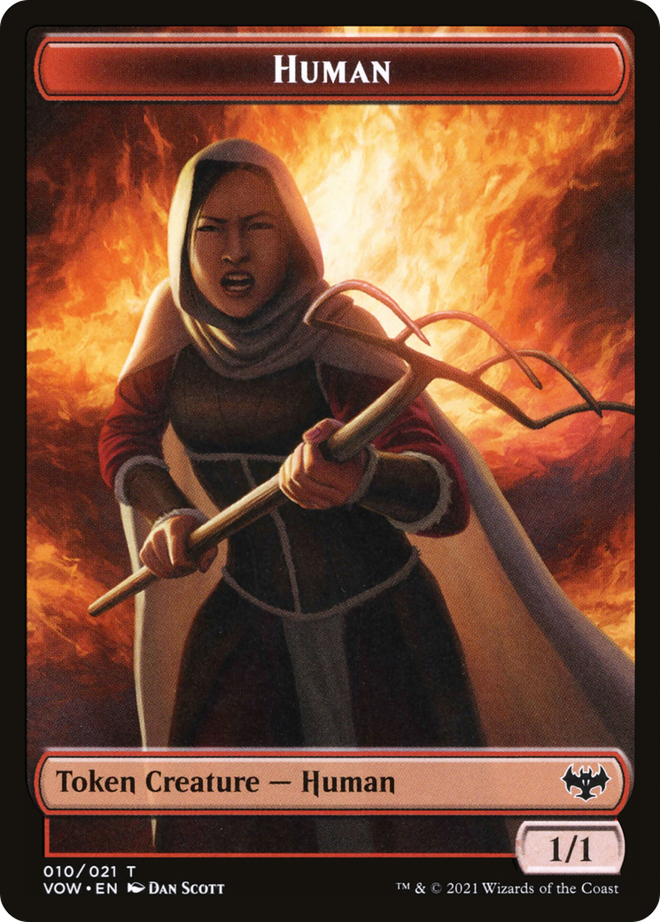 Human (TVOW-010) [Innistrad: Crimson Vow Tokens]