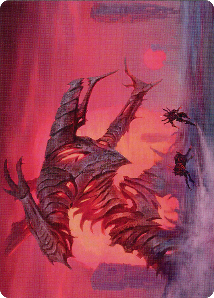 Red Sun's Twilight // Red Sun's Twilight (AONE-033) (Borderless) [Phyrexia: All Will Be One Art Series] Foil