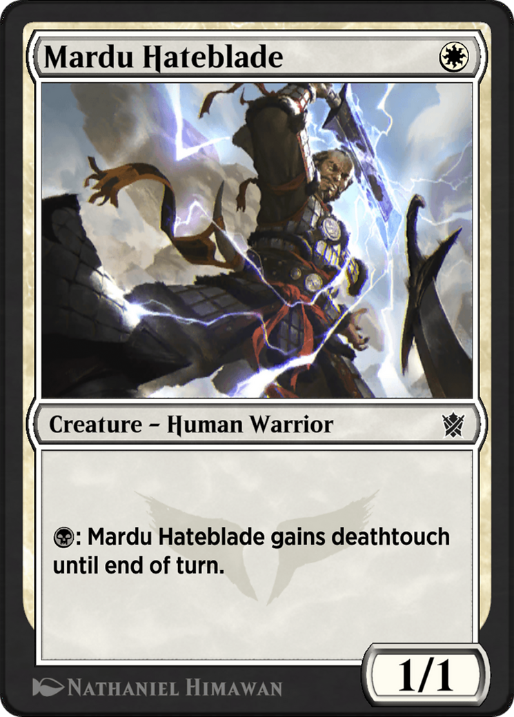 Mardu Hateblade (KTK-16Y) [Khans of Tarkir]