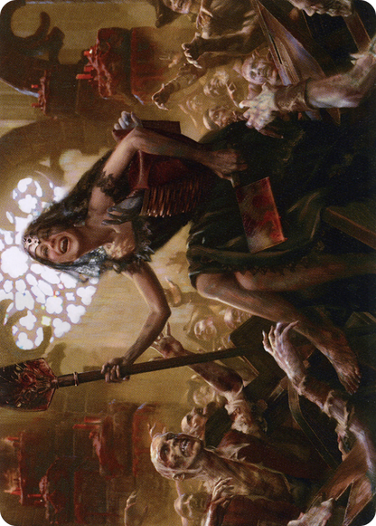 Gisa, Glorious Resurrector // Gisa, Glorious Resurrector (AMID-035) (Borderless) [Midnight Hunt Art Series]