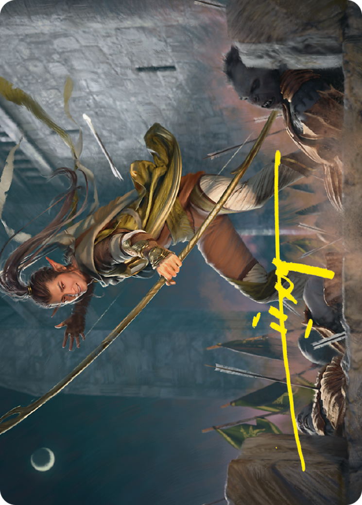 Legolas, Counter of Kills // Legolas, Counter of Kills (ALTR-017) (Borderless) [Tales of Middle-earth Art Series] Foil