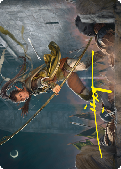 Legolas, Counter of Kills // Legolas, Counter of Kills (ALTR-017) (Borderless) [Tales of Middle-earth Art Series] Foil