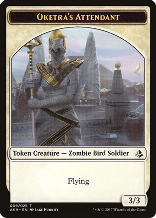 Oketra's Attendant // Beast Token (AKH-9 // 21) [Amonkhet]