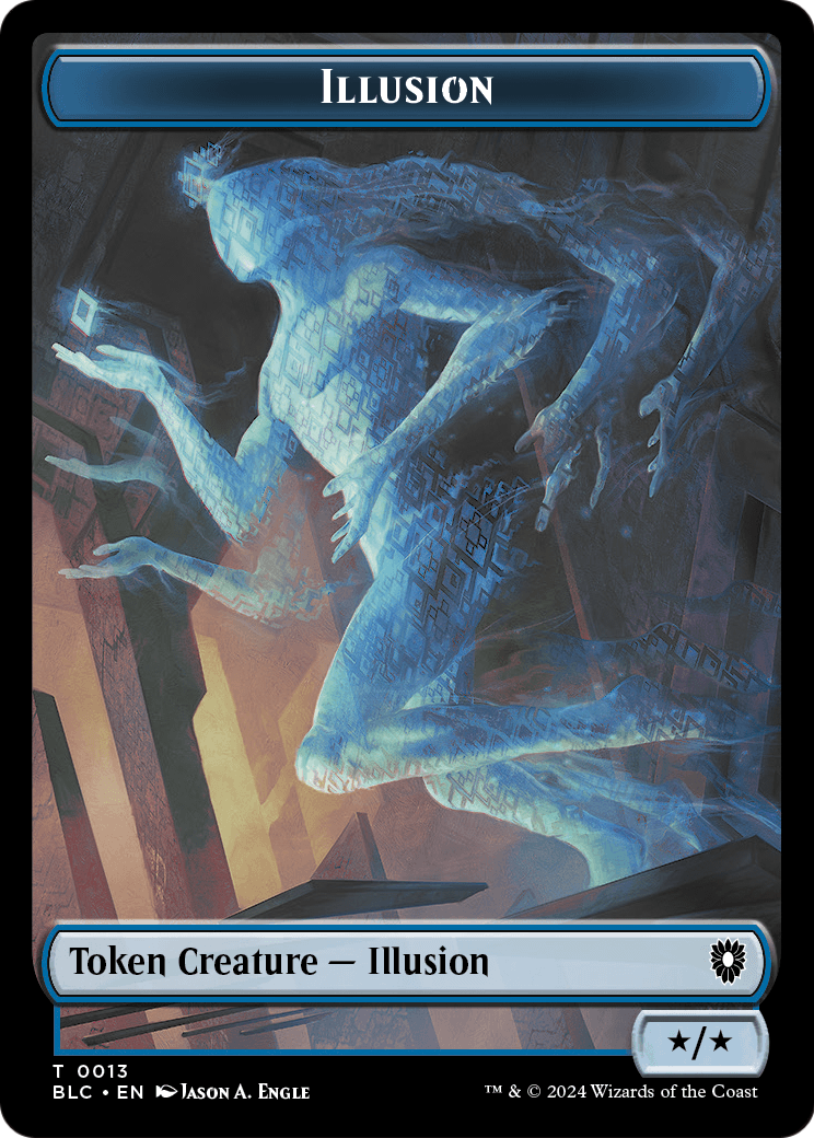 Illusion (TBLC-013) [Bloomburrow Commander Tokens]