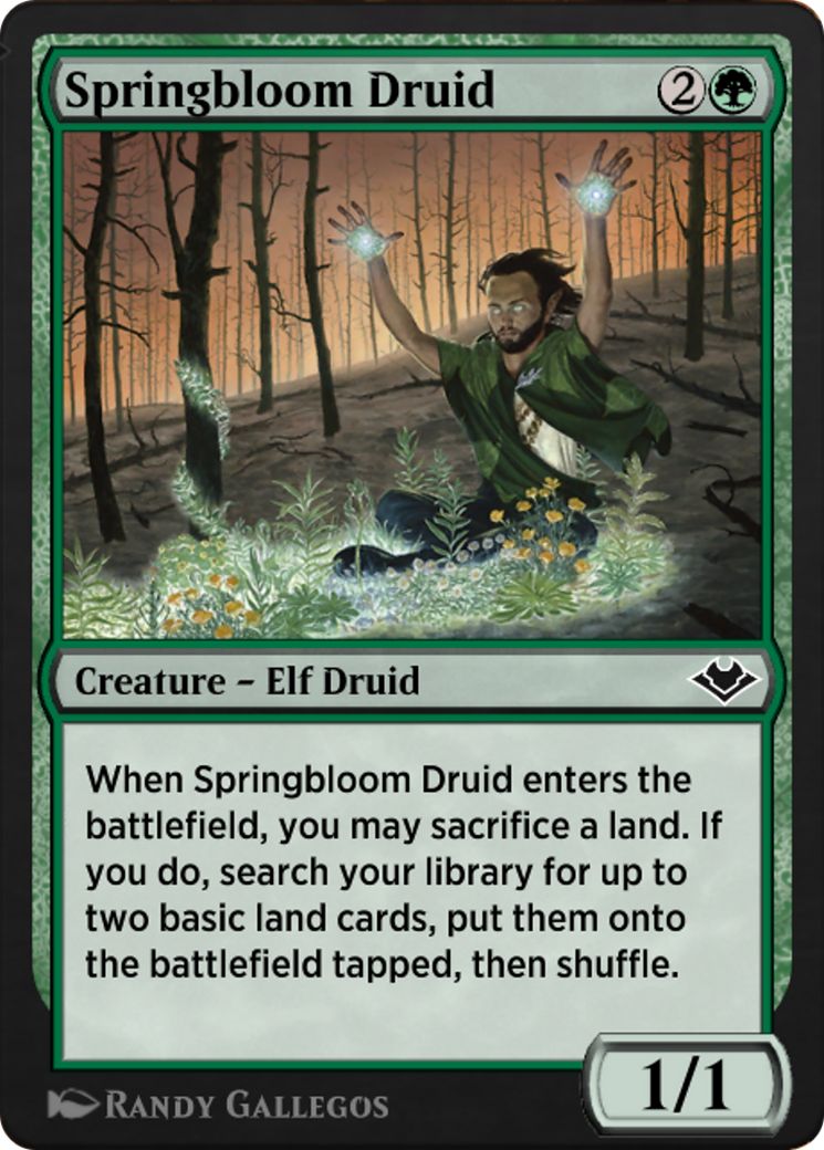 Springbloom Druid (J21-642) [Jumpstart: Historic Horizons]