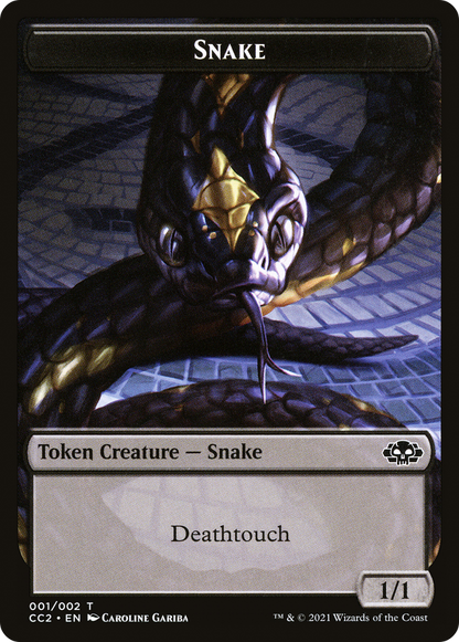 Snake // Zombie (CC2-009) [Commander Collection: Black] Foil