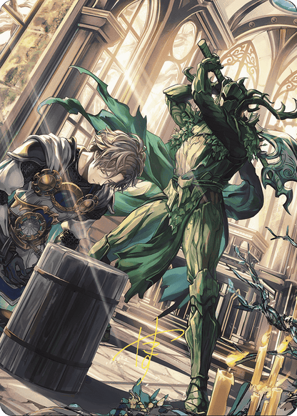 Karmic Justice // Karmic Justice (AWOE-077) (Borderless) [Wilds of Eldraine Art Series]