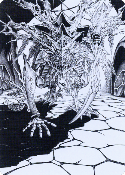 Thrun, Breaker of Silence // Thrun, Breaker of Silence (AONE-076) (Borderless) [Phyrexia: All Will Be One Art Series] Foil
