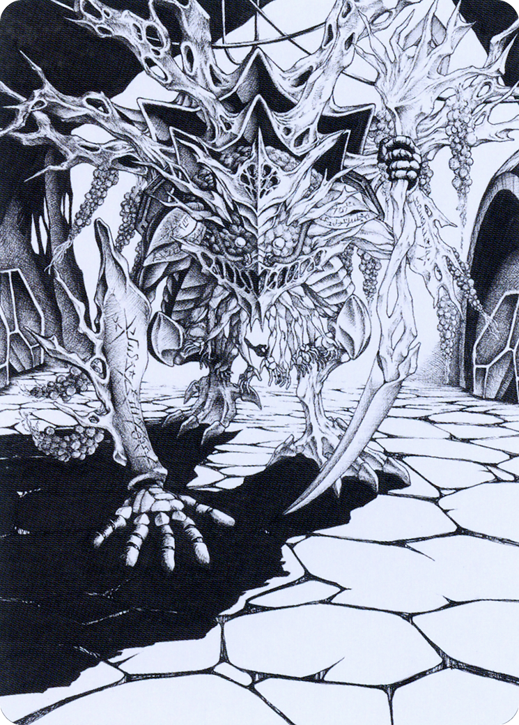Thrun, Breaker of Silence // Thrun, Breaker of Silence (AONE-076) (Borderless) [Phyrexia: All Will Be One Art Series]