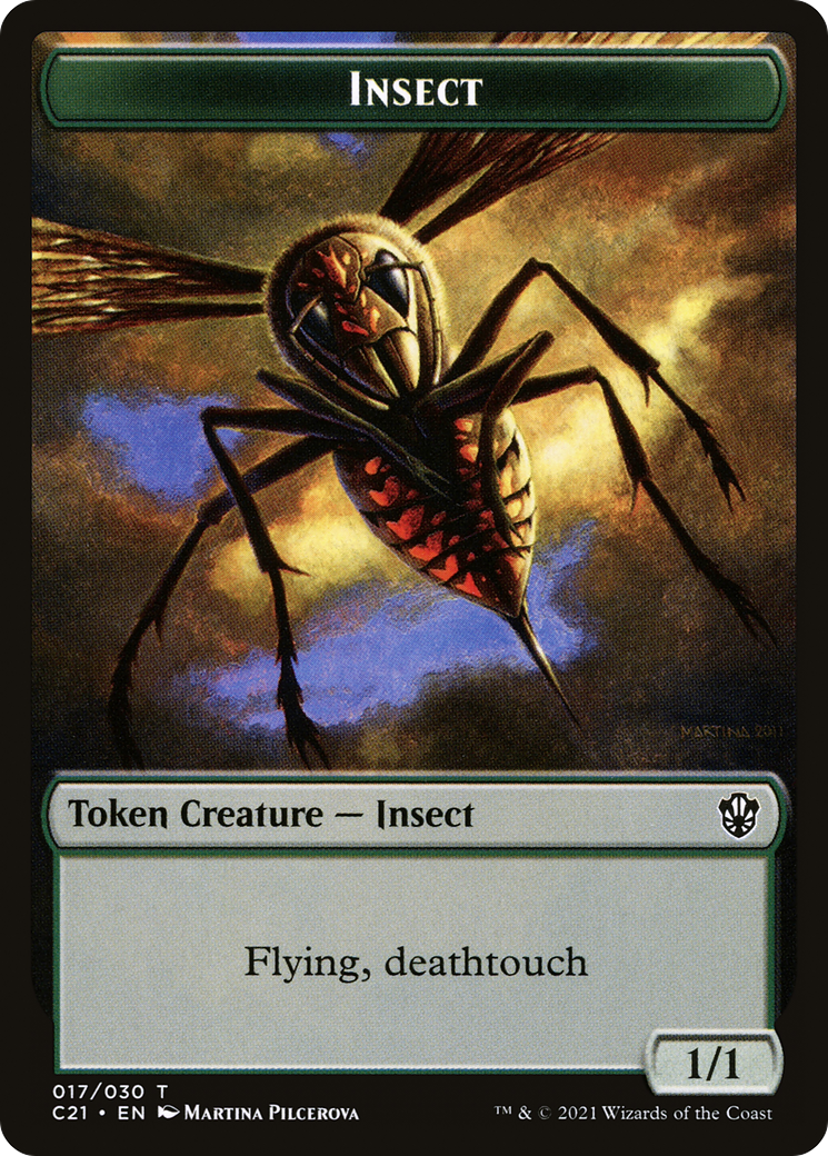 Insect (TC21-017) [Commander 2021 Tokens]