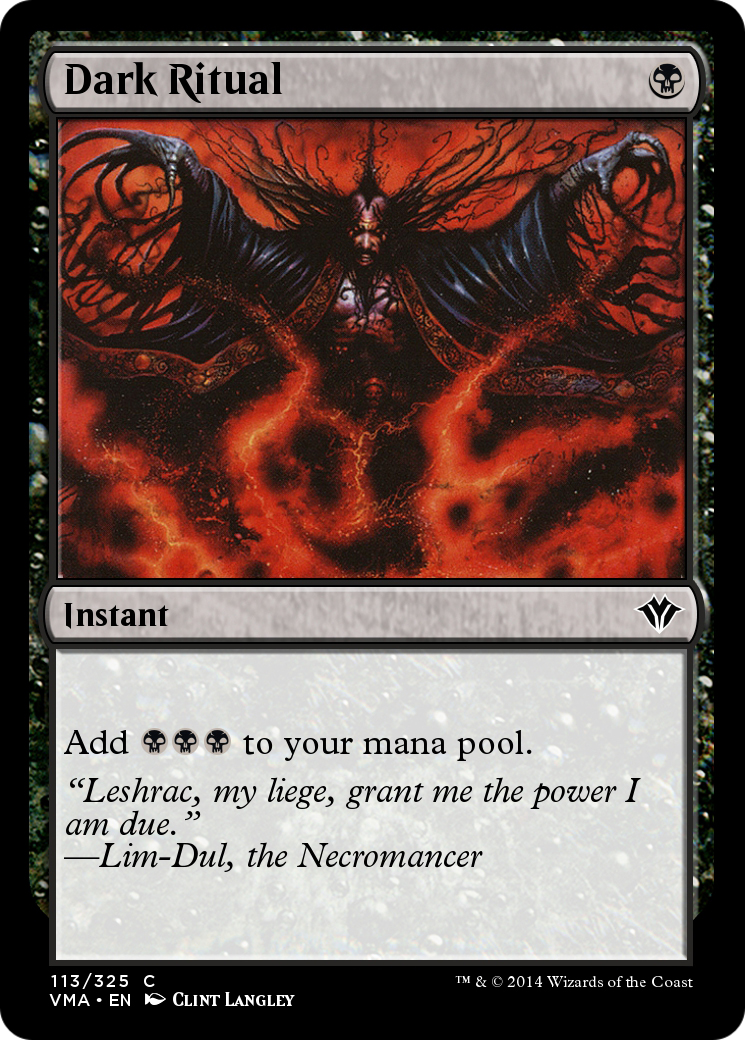 Dark Ritual (VMA-113) [Vintage Masters] Foil