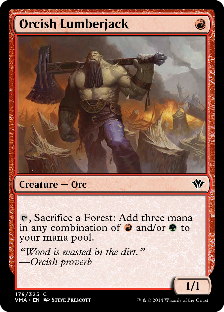 Orcish Lumberjack (VMA-179) [Vintage Masters]