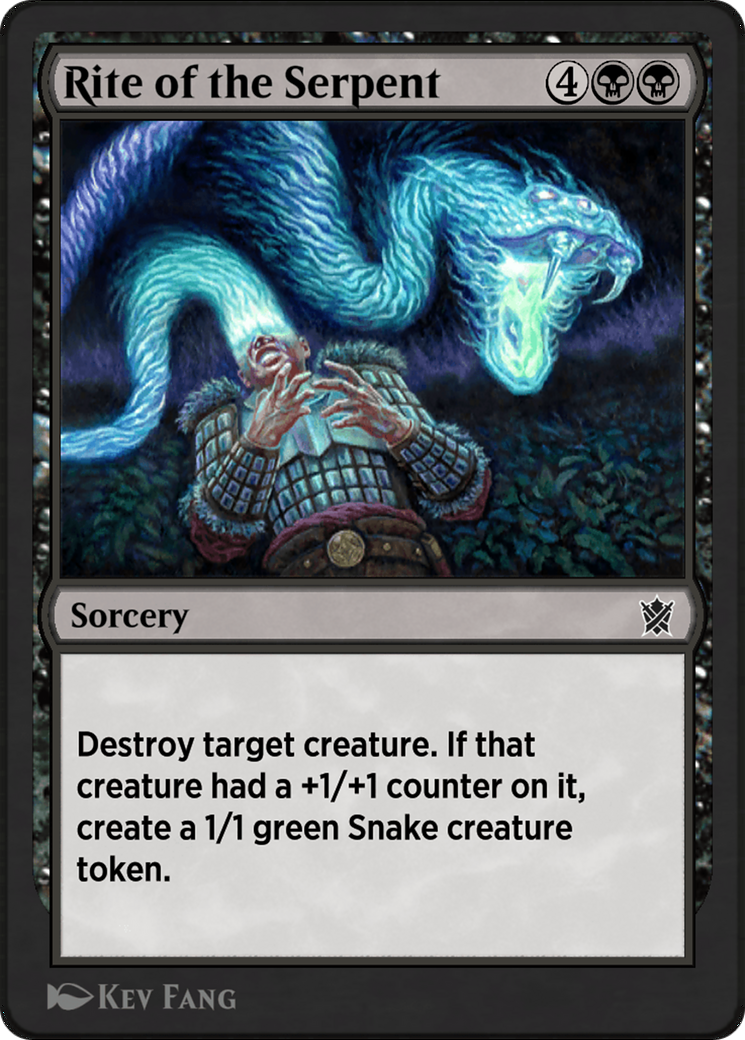 Rite of the Serpent (KTK-86Y) [Khans of Tarkir]
