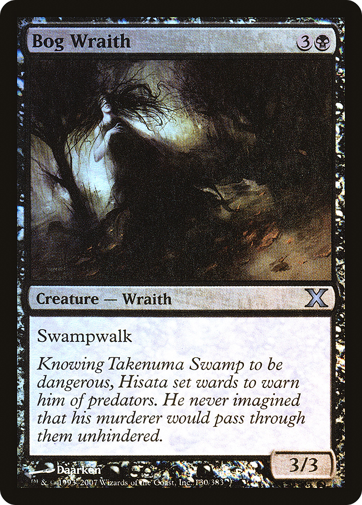 Bog Wraith (10E-130★) [Tenth Edition] Foil