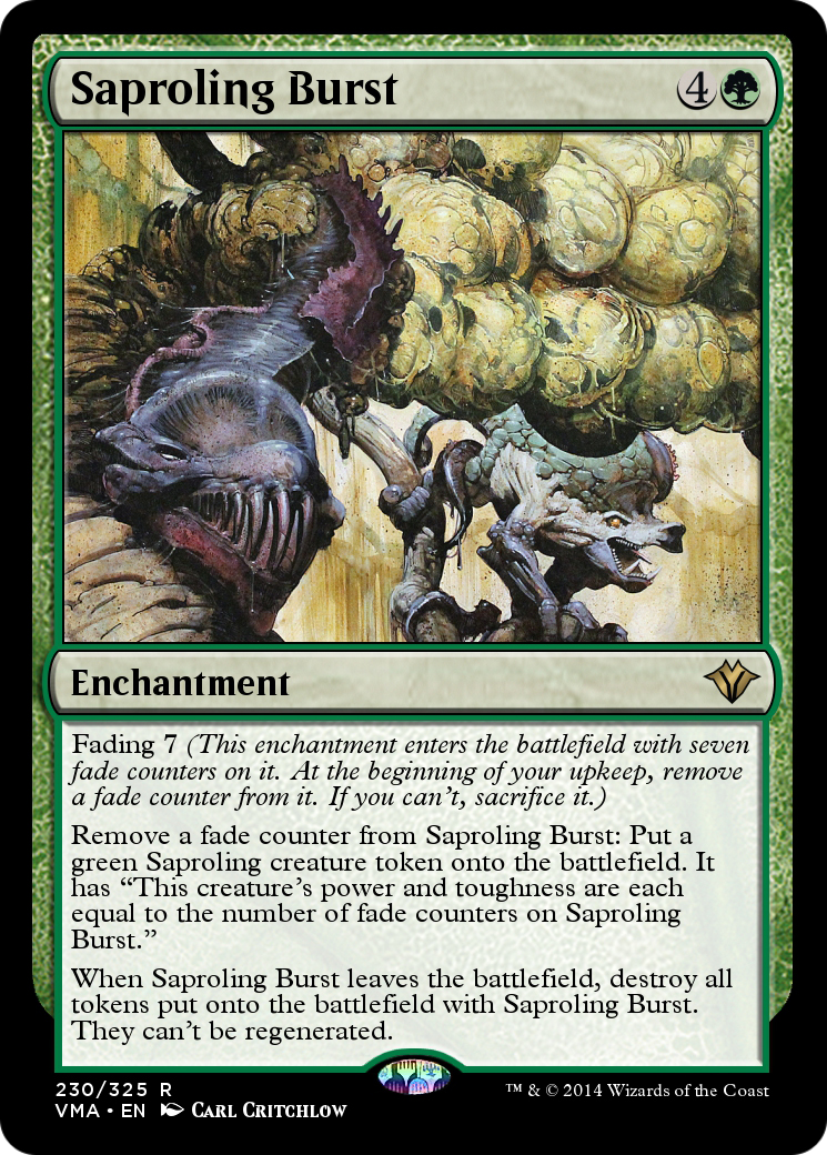 Saproling Burst (VMA-230) [Vintage Masters] Foil