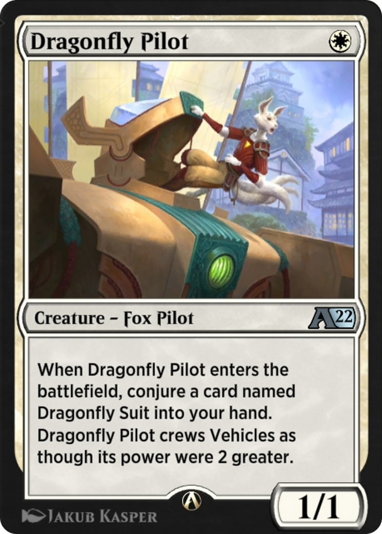 Dragonfly Pilot (YNEO-001) [Alchemy: Kamigawa]
