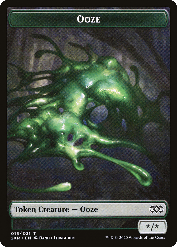 Ooze (T2XM-015) [Double Masters Tokens] Foil