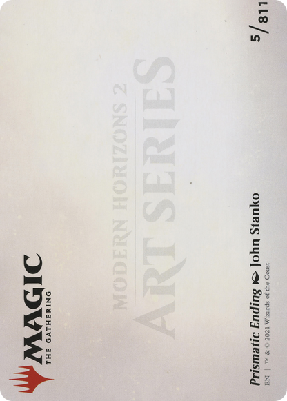 Prismatic Ending // Prismatic Ending (AMH2-005) (Borderless) [Modern Horizons 2 Art Series] Foil
