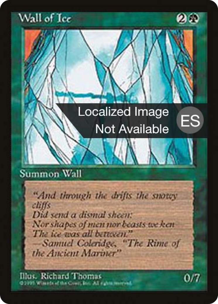 Wall of Ice (4BB-283) [Fourth Edition Foreign Black Border]