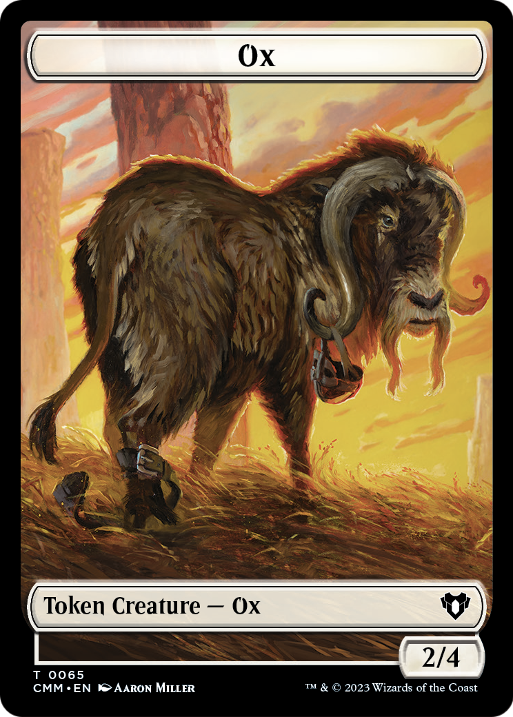 Ox (TCMM-065) [Commander Masters Tokens]