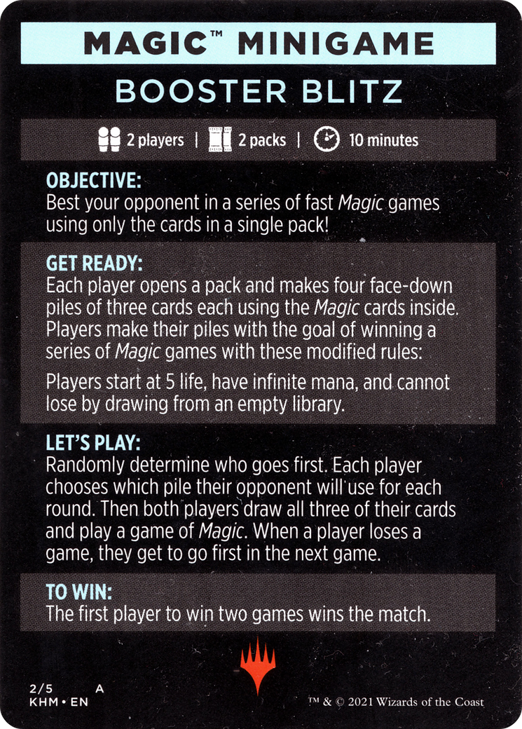 Booster Blitz (MKHM-002) [Kaldheim Minigames]