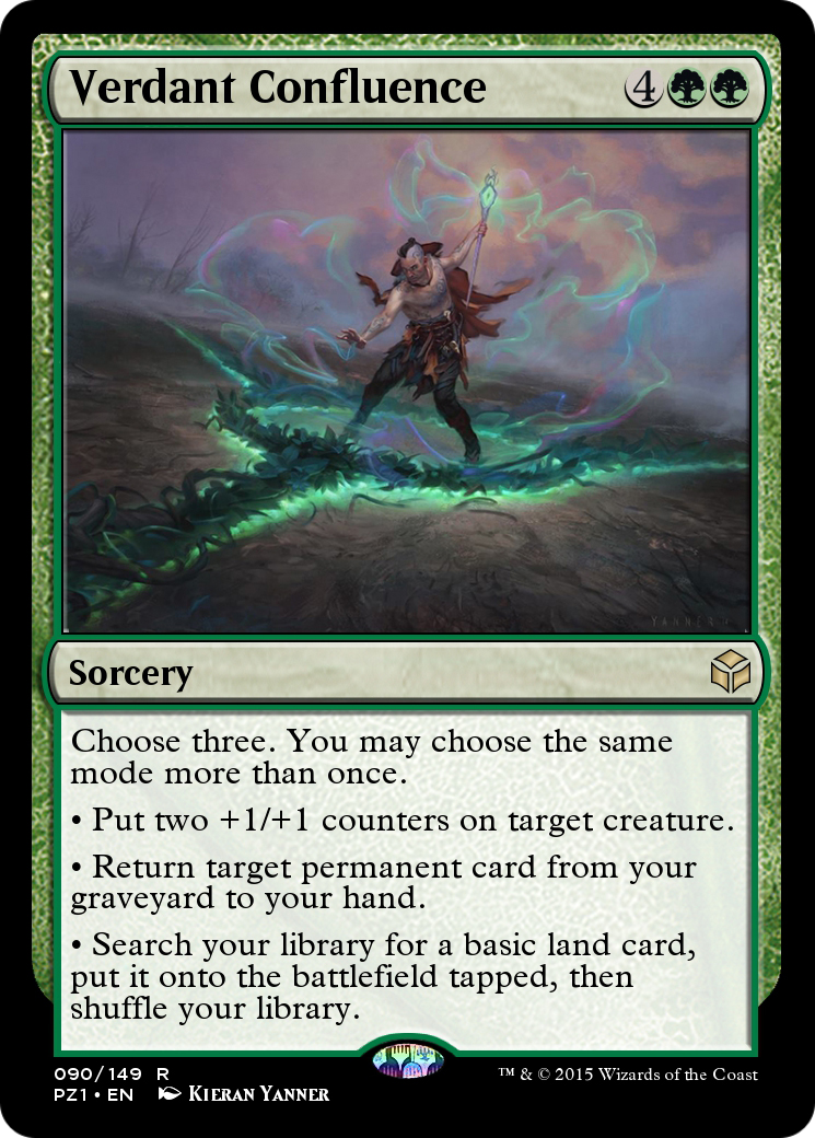 Verdant Confluence (PZ1-090) [Legendary Cube Prize Pack] Foil