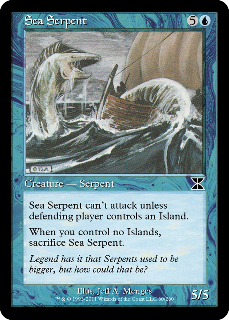 Sea Serpent (ME4-060) [Masters Edition IV] Foil