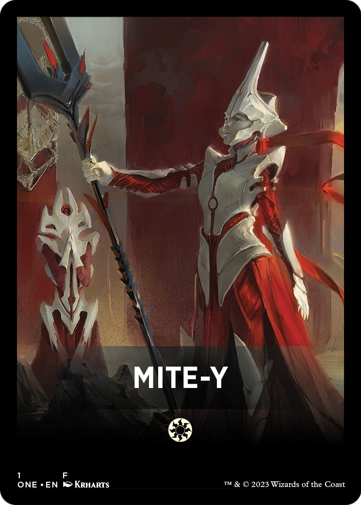 Mite-y (FONE-001) [Phyrexia: All Will Be One Jumpstart Front Cards]