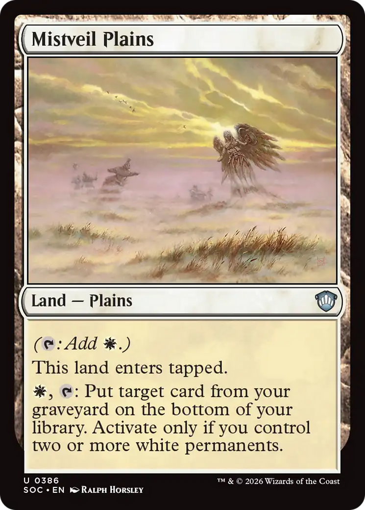 Mistveil Plains [Secrets of Strixhaven Commander]