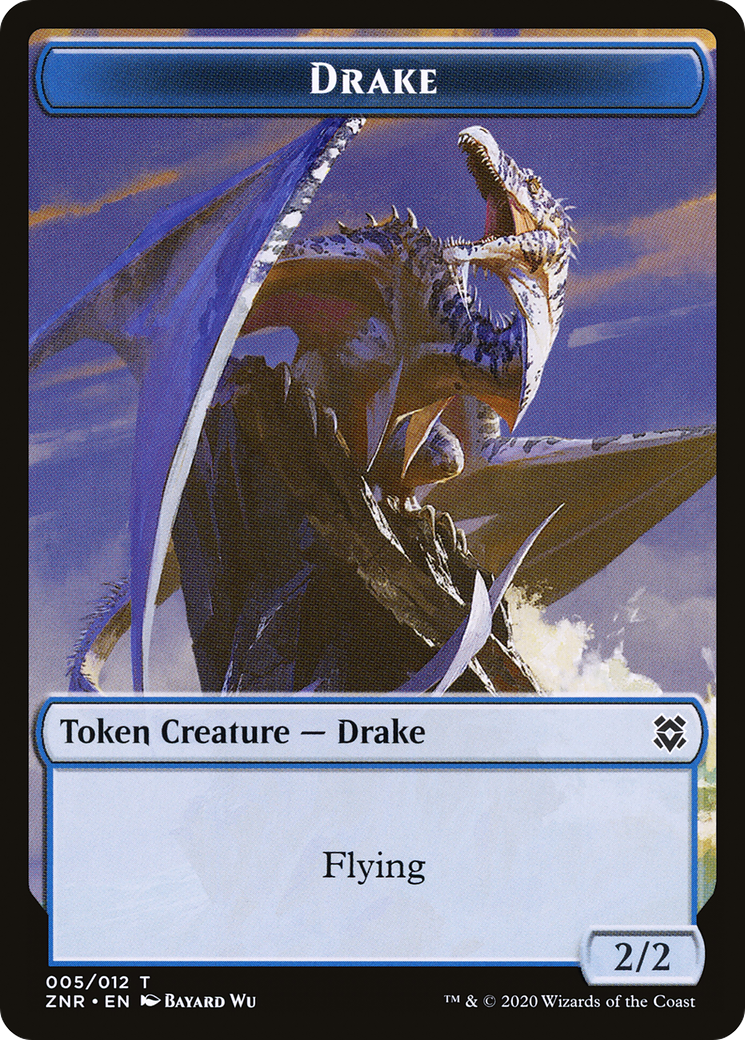 Drake (TZNR-005) [Zendikar Rising Tokens]
