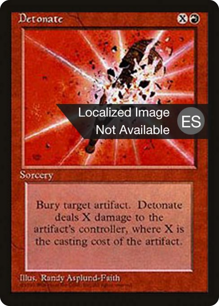 Detonate (4BB-184) [Fourth Edition Foreign Black Border]