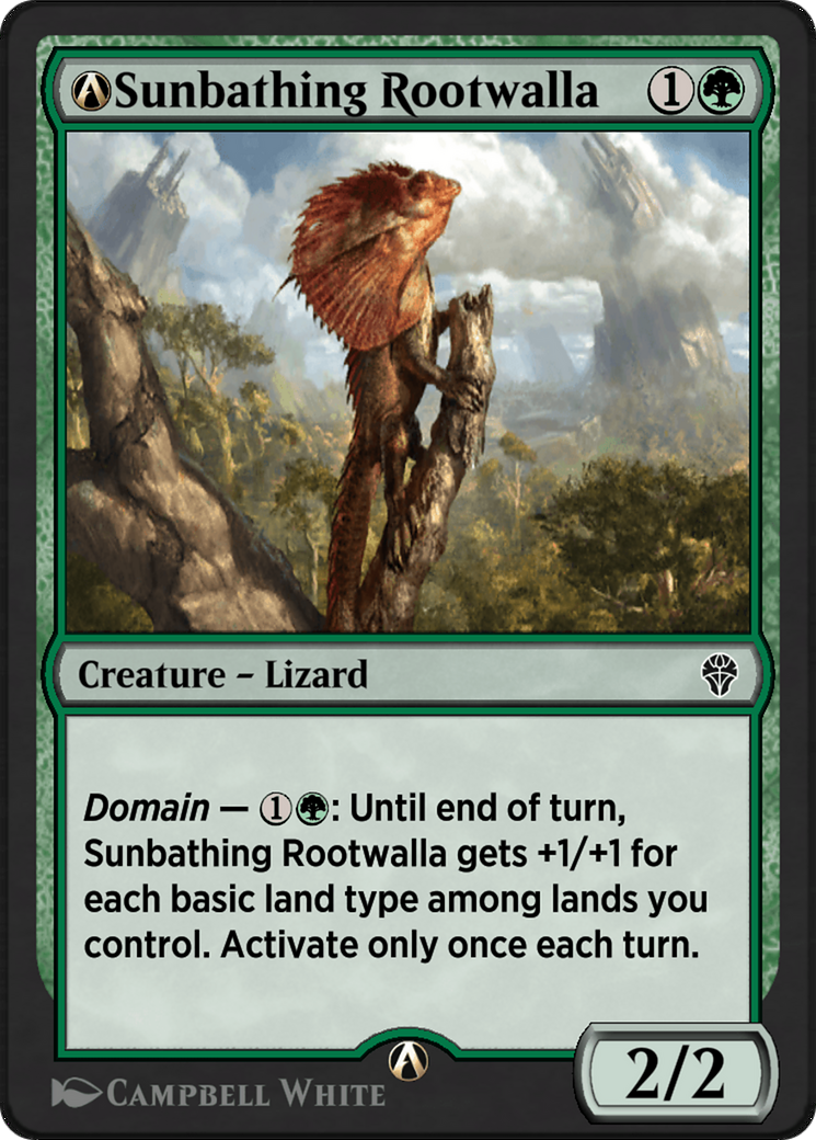 A-Sunbathing Rootwalla (DMU-A-181) [Dominaria United]