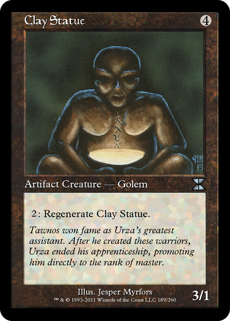 Clay Statue (ME4-189) [Masters Edition IV] Foil