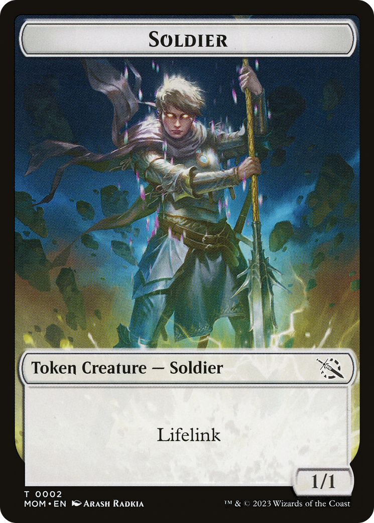 Soldier (TMOM-002) [March of the Machine Tokens] Foil