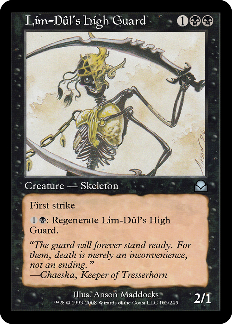 Lim-Dûl's High Guard (ME2-103) [Masters Edition II] Foil