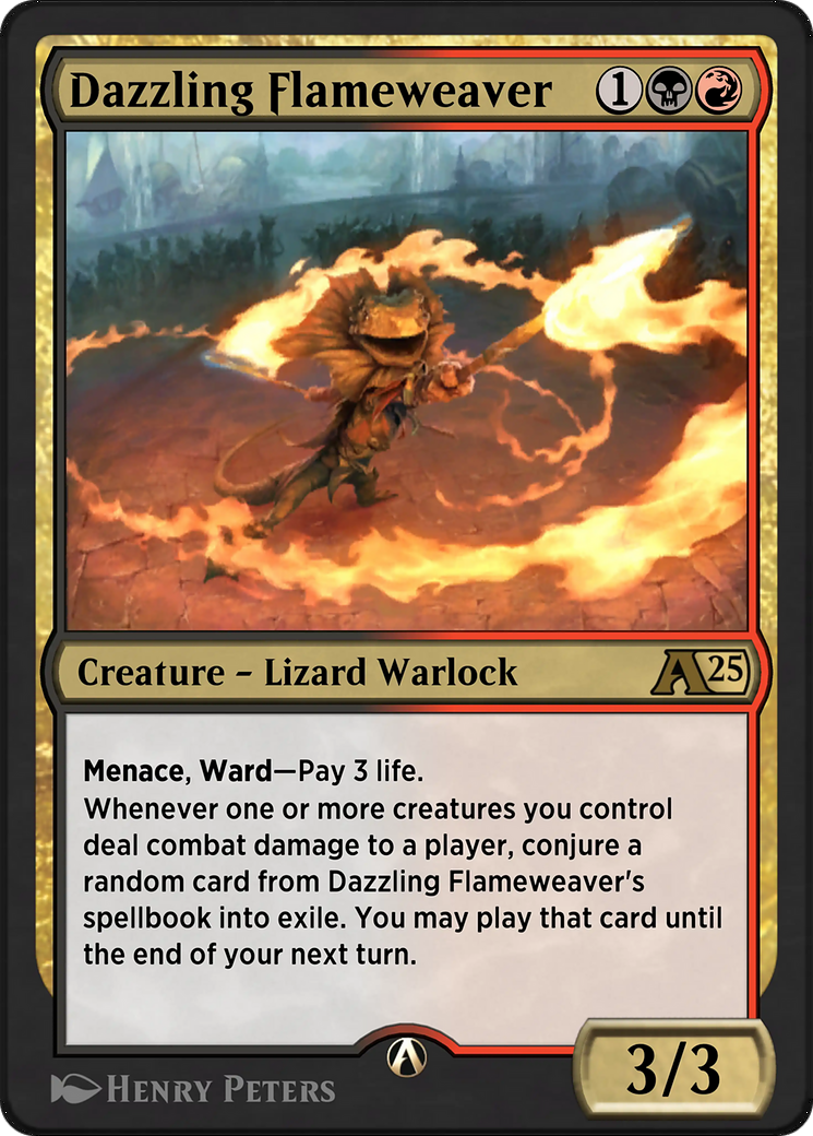 Dazzling Flameweaver (YBLB-023) [Alchemy: Bloomburrow]