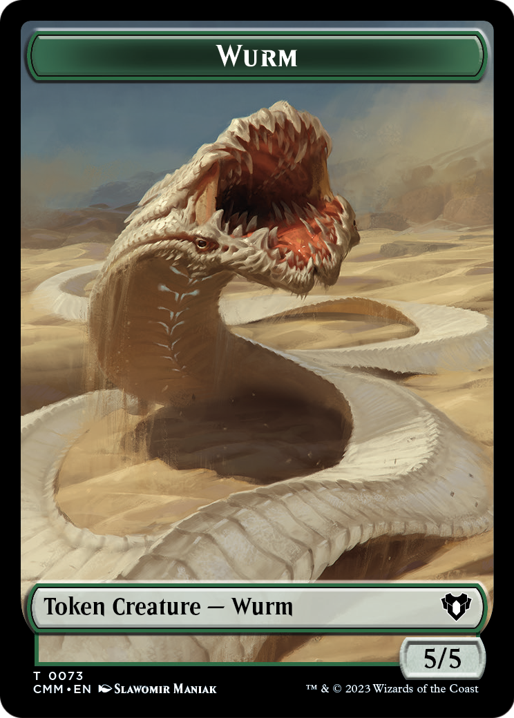 Wurm (TCMM-073) [Commander Masters Tokens] Foil