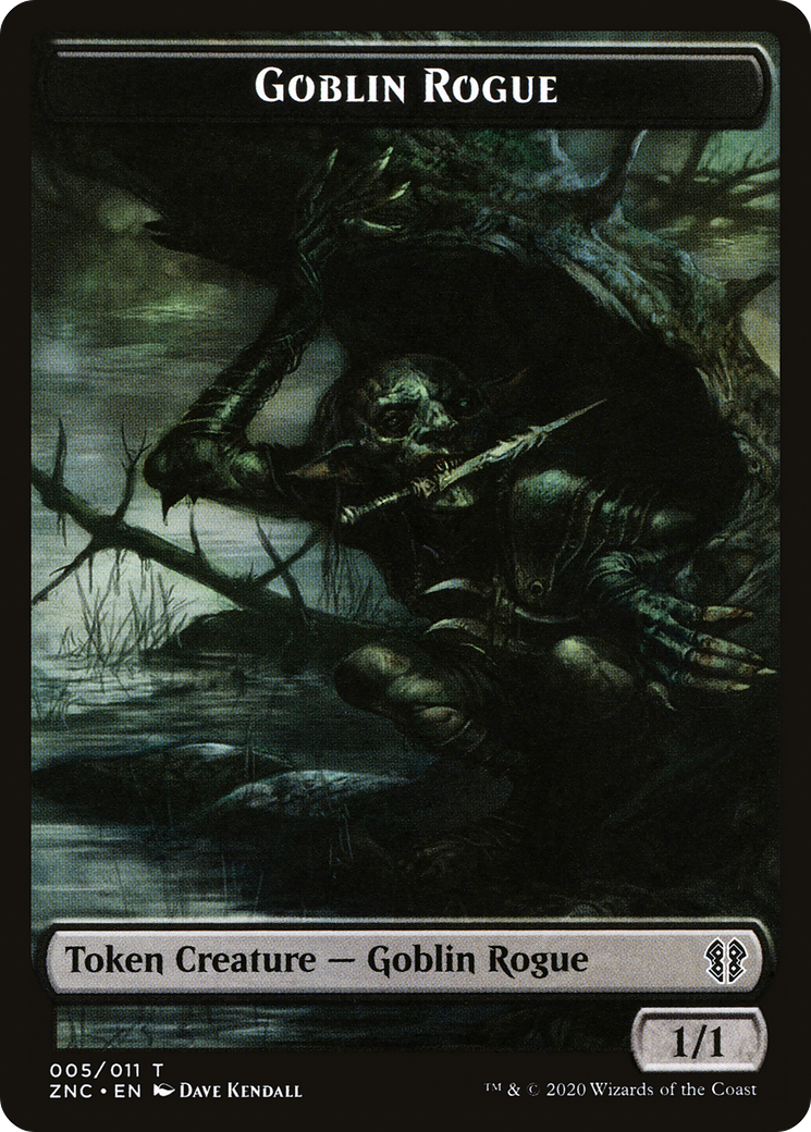 Goblin Rogue (TZNC-005) [Zendikar Rising Commander Tokens]