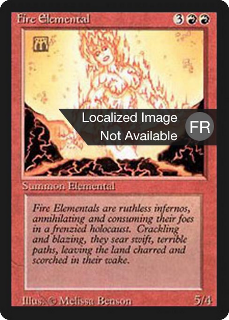 Fire Elemental (FBB-149) [Foreign Black Border]