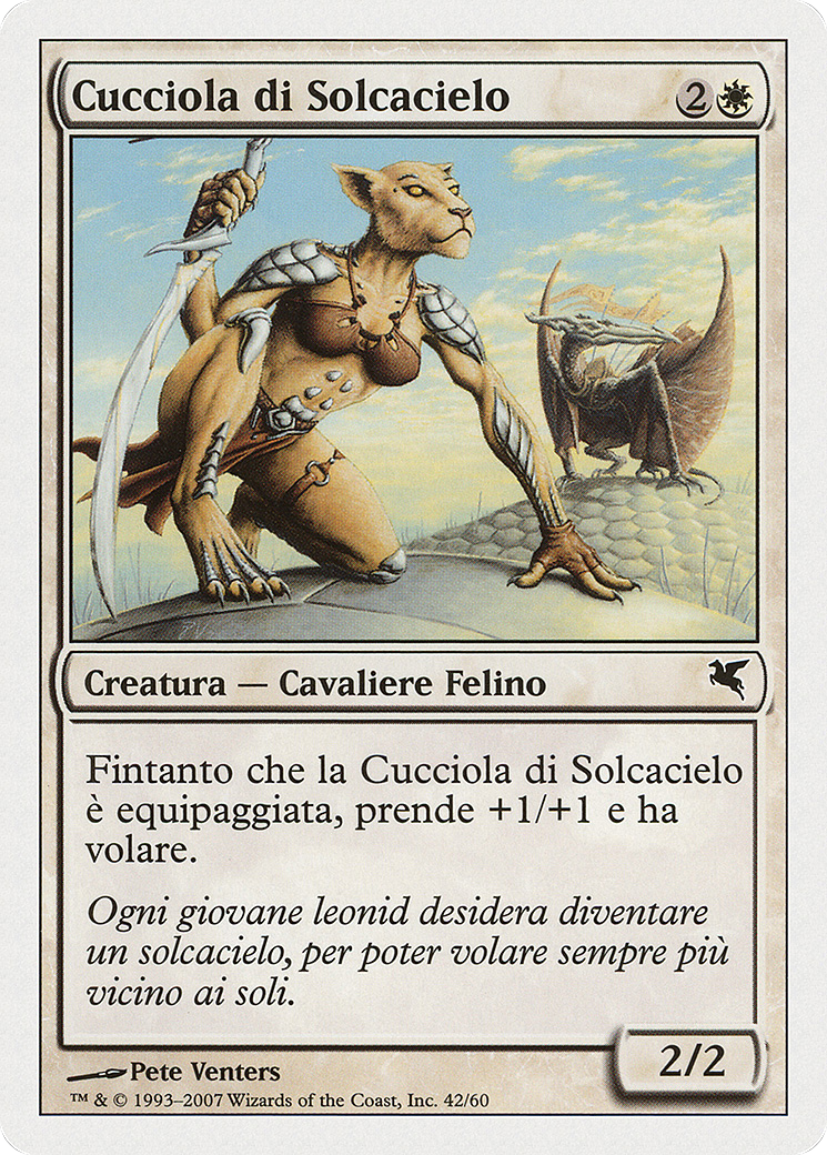 Skyhunter Cub (Italian) - "Cucciola di Solcacielo" (PSAL-L42) [Salvat 2005]