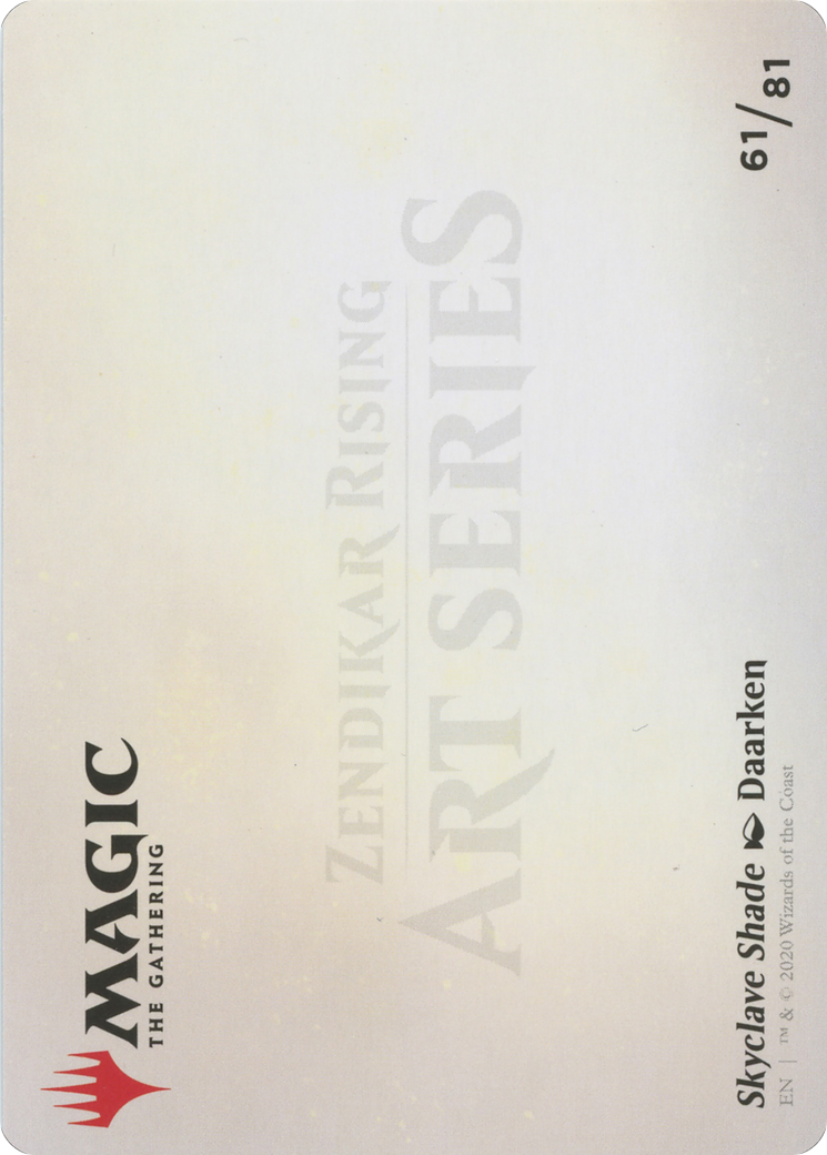 Skyclave Shade // Skyclave Shade (AZNR-061) (Borderless) [Zendikar Rising Art Series] Foil