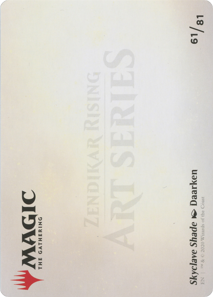 Skyclave Shade // Skyclave Shade (AZNR-061) (Borderless) [Zendikar Rising Art Series] Foil