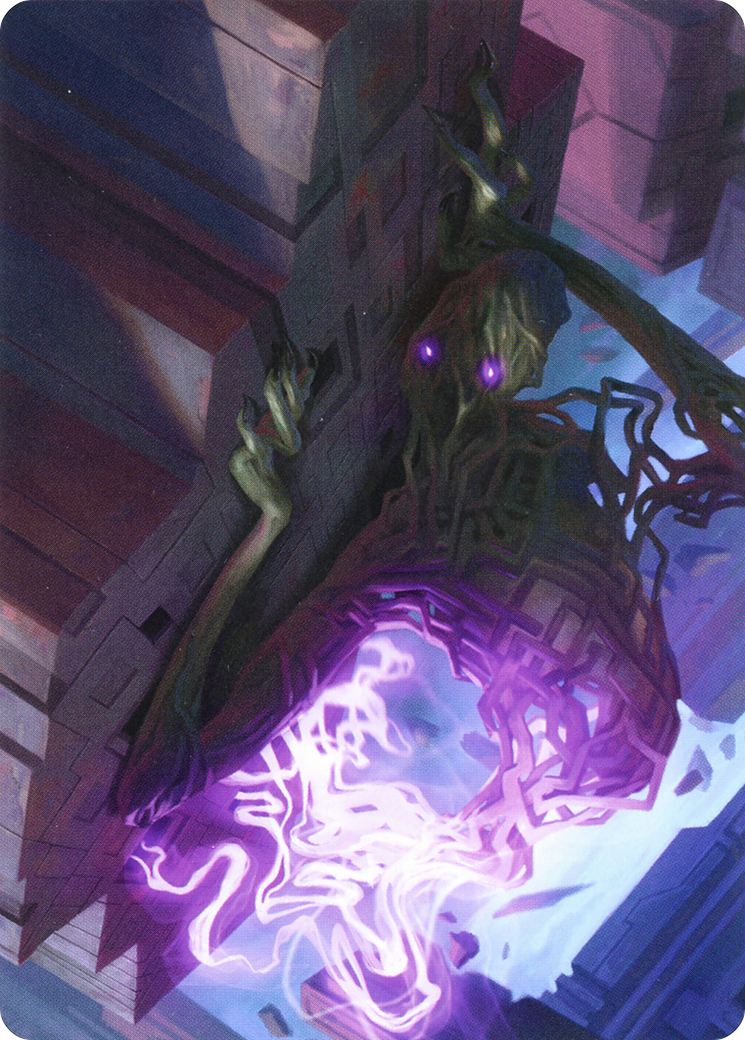 Skyclave Shade // Skyclave Shade (AZNR-061) (Borderless) [Zendikar Rising Art Series] Foil