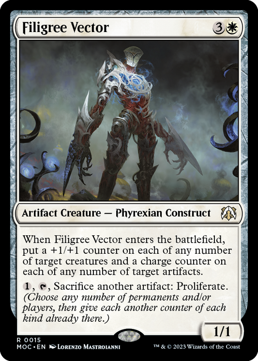 Filigrane vectoriel [Commander de l'Ère de la Machine]