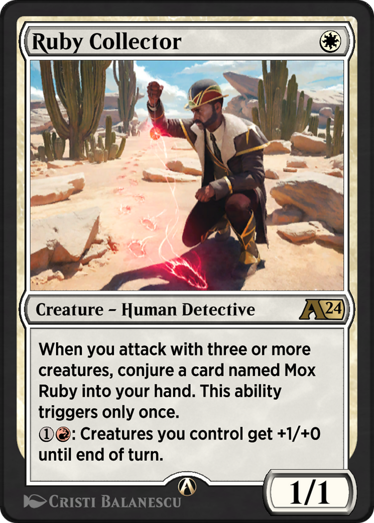 Ruby Collector (YOTJ-003) [Alchemy: Outlaws of Thunder Junction]
